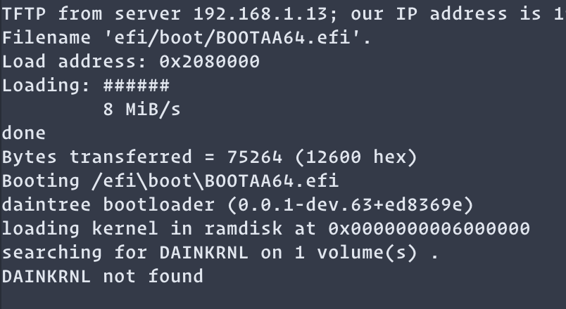 Screenshot of it working.