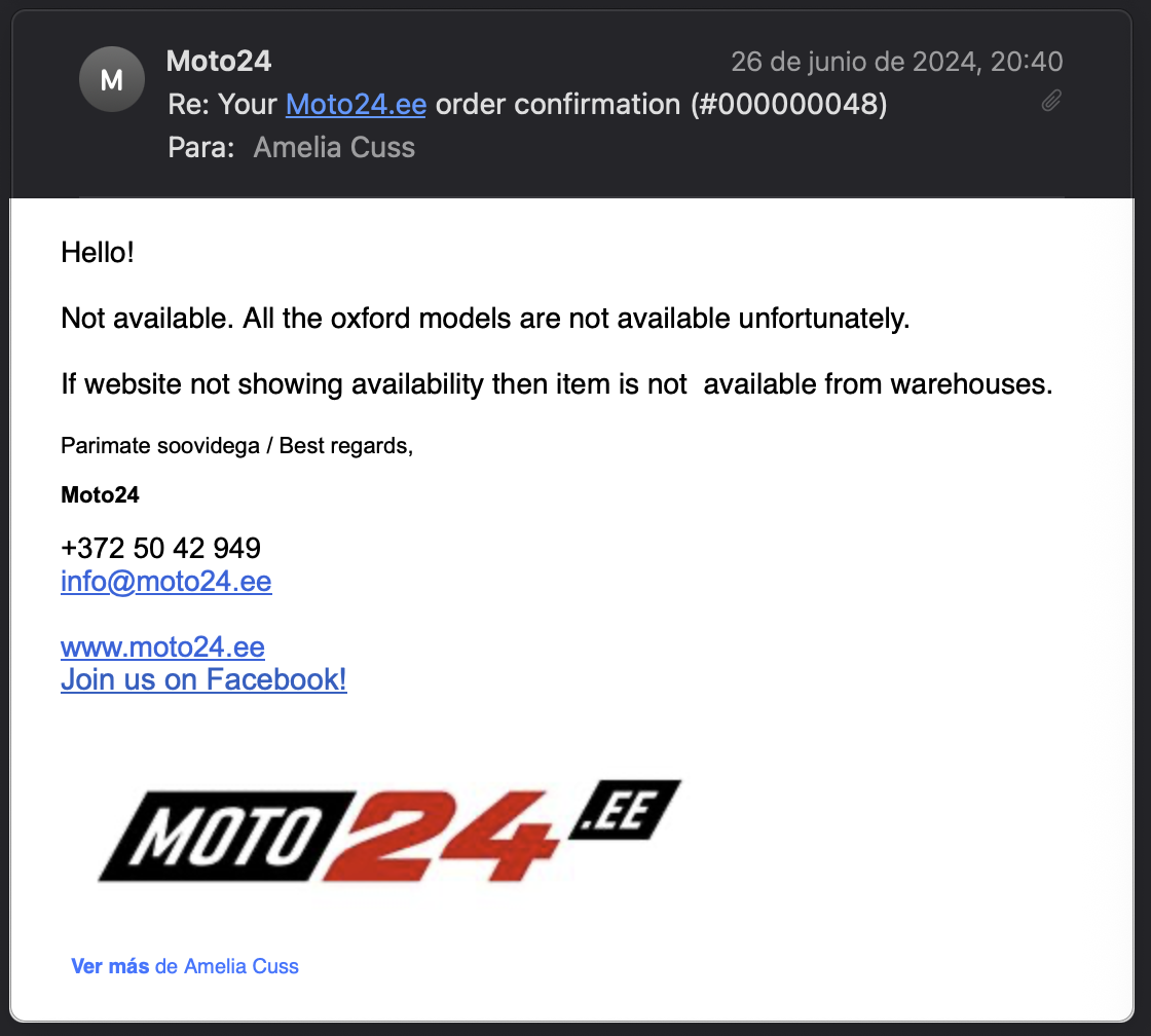 Hello! Not available. All the oxford models are not available unfortunately. If website not showing availability then item is not available from warehouses.